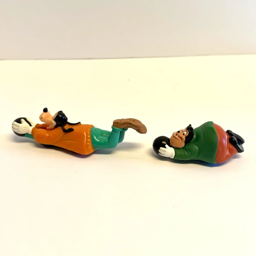Vtg Goof Troop‎ Goofy & Pete Bowling Figure Burger King Kids Club Toy